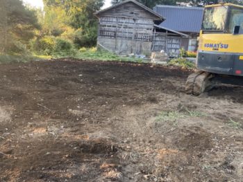 鹿沼市/納屋解体工事/小屋解体/家解体